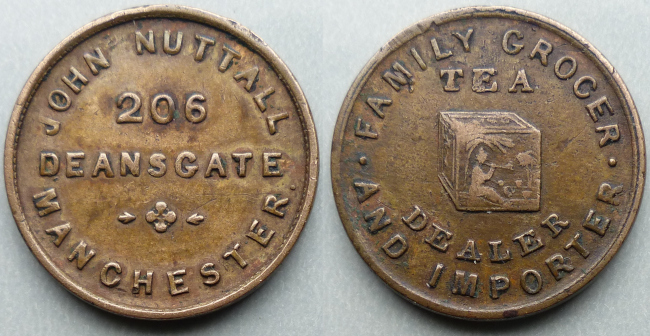 Manchester, John Nuttall tea dealers W3496